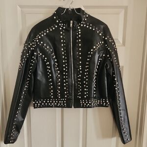 Studded Black  Jacket
